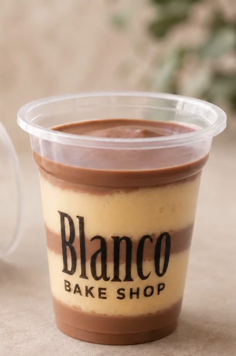 Layered mousse cup